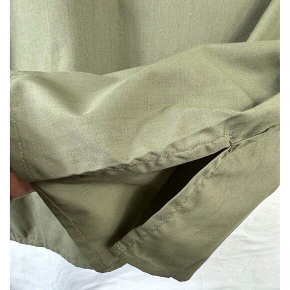 Men’s Scandia Woods Shirt Army Green Size 3X Work Utility Uniform Basic Pockets - Picture 9 of 9